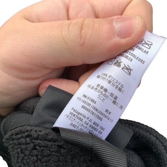 2013 Patagonia Quilt Insulated Long Coat Medium Black - Picture 11 of 11